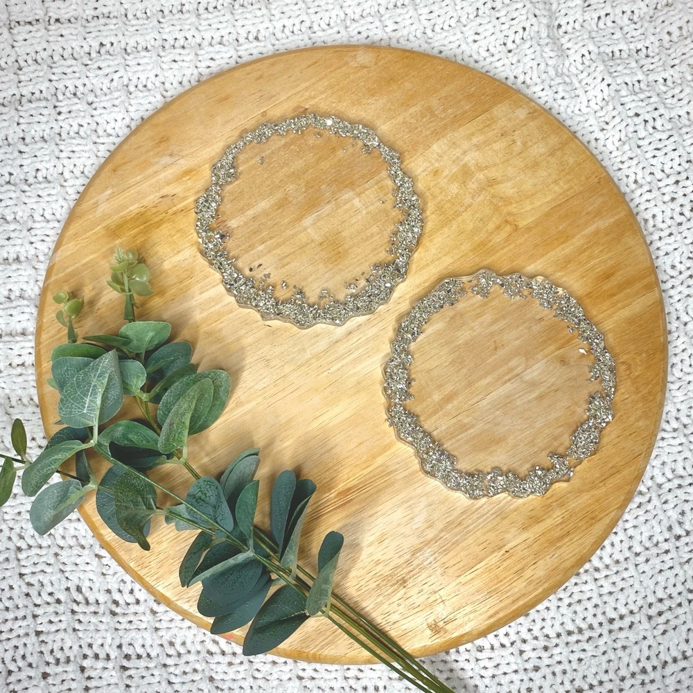 Rhinestone Coasters / Geode Coasters - Picture 2 of 11